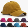 Unisex Ponytail Caps Cotton Outdoor Simple Vintage Visor Casual Fashion Hats Cap