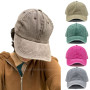 Men and Women Fashion Embroidery Hat Cotton Soft Top Visor Caps Casual Outdoor Retro Snapback Hat Unisex