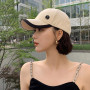 Women Korean Casual All-match Standard Mercerized Baseball Cap Sun Hat Fashion Satin Cap