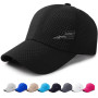 Men Women Baseball Cap Quick Drying Hats Unisex Breathable Sport Pure Color Snapback Hat Bone Baseball Hat