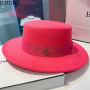 Fedora Hats for Women Flat Top Fashion Elegant Bowler Dress Caps