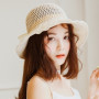 Bow Sun Hat Wide Brim Summer Hats for Women Beach Straw Bucket Hat Femme Shade Hat