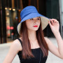 Foldable Bucket Hat for women Outdoor Sunscreen Cotton Fishing Hunting Cap Anti-UV wide brim bucket Sun hat