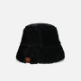 Fashion Winter Faux Fur Plush Bucket Hat Leopard Print Women Outdoor Warm Sun Hat Soft Velvet Lady Panama