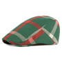 Newsboy Cap Unisex Beret British Style Cotton Stripe Print Stylish Hat Visor Breathable 55-59cm Fashion BT0065