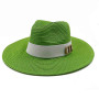 Panama Jazz Straw Hat Sun Protection Unisex