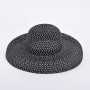 Black and white Straw Hat Big Brim Sun Hat