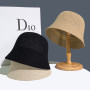 Hat hollow out thin sun protection bucket hat showing small basin