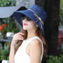 S78 Bucket hat for women big brim shade sunscreen foldable