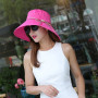 S78 Bucket hat for women big brim shade sunscreen foldable