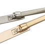 Gold Silver Belts For Women Dresses Elastic Stretch Female Waist Belts Metal Plate Thin Ladies Dress Belts