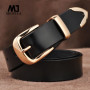 Women's Strap Casual All Match Women Brief Genuine Leather Belt Pure Color Belts Top Quality Jeans Belt L27