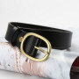 New Women‘s Belt Genuine Leather Belts For Women Female Gold Pin Buckle Strap Fancy Vintage for Jeans Dropshipping
