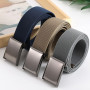 New Men's and Women's Stretch Fabric Belt Knit Breathable Canvas Belt Fashion Belts for Women Luxury Designer Brand