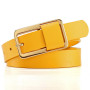 Fashionable Personality Belt Simple Narrow Waistband Skirt Decorative Genuine Belts for Women Accessories FCO143
