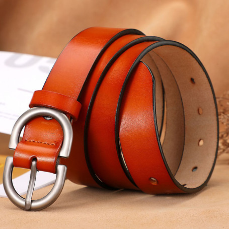 Belts for Women Genuine Leather Cowskin High Quality Fashion Belt Jeans
