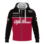 Alfa Romeo F1 Racing Fan Zipper Hoodie Men's Pullover Clothing