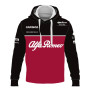 Alfa Romeo F1 Racing Fan Zipper Hoodie Men's Pullover Clothing