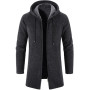 Cashmere Men's Cardigan Chenille Outer Sweater Coat