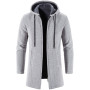 Cashmere Men's Cardigan Chenille Outer Sweater Coat