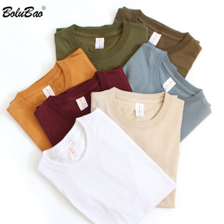 BOLUBAO Brand Men's Casual T-Shirt O-Neck Cotton
