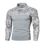 Men's Sweater Military Uniform Camouflage US Army Clothes