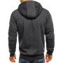 BOLUBAO Men's Casual Hoodies Zipper Fashion Sweatshirt