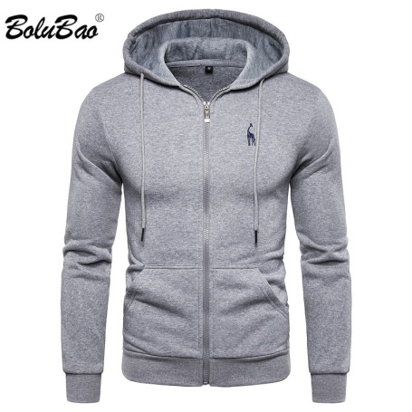 BOLUBAO Cotton Hoodie Men's Fleece Sweatshirts