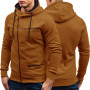Men's Hoodies Long Sleeve Zipper Cardigan Pullover Sweatshirt M-3XL