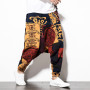 Baggy Cotton Men's Harem with Pocket Hip-Hop Aladdin Pants