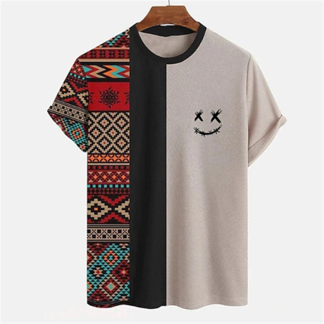 Vintage Men's T-shirt Casual Pullover Unisex Oversized Sweatshirt