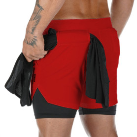 Men's Camo Running Shorts 2 in 1 Big Size M-5XL Men's Camo Running Shorts 2 in 1 Big Size M-5XL