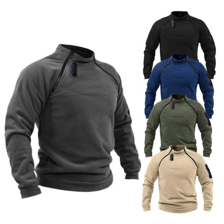 US Men's Tactical Outdoor Jacket Fleece Pullover