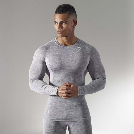 Men's Gym Quick Dry Long Sleeve T-shirt Fitness Clothes Sweatshirt