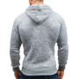Men's Hoodies Long Sleeve Slim Zipper Cardigan Sweatshirts