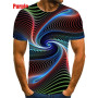 New Fashion Lovers 3D Printed Personalized Men/women 10 Style Blue Vertigo and Colorful Vertigo Hypnotic Men/women T-shirt