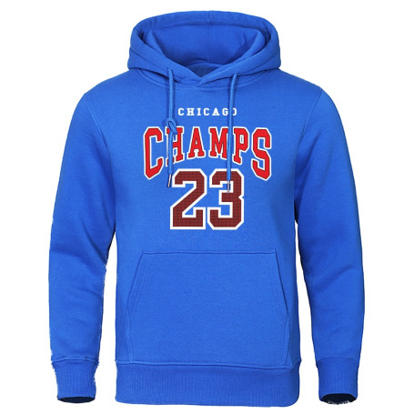 Men Hoodies CHAMPS 23 Printed Male Sweatshirts Fashion Warm Streetwear Man Casual High Quality Men's Pullovers