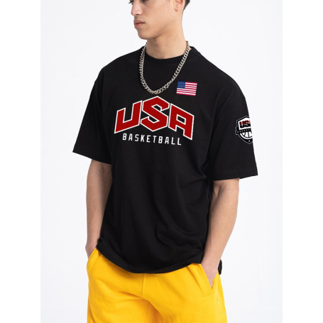 USA Basketballer Printed T-Shirts Men Sport Oversized Short Sleeve Cotton Comfortable Tops Loose High Quality T Shirt Unisex