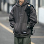 Plus Size Harajuku High Quality Thin Fleece Hoodie Japanese Streetwear Hip Hop Sweatshirt Men Clothing Korean Couple Pullover