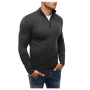 Brand New Men's Sweatshirts Leisure Zipper Fashion Solid Color Pullover for Male High-collar Sweater Sweatshirt