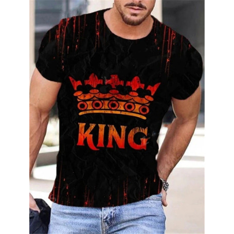 Hot Sale Men T-Shirts Fashion Music Harajuku 3D Printed O Neck Ethnic Style T-Shirts Men's Oversized Short Sleeves Tshirt