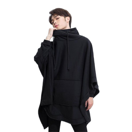 Men's Fashion Thick Hooded Jacket Hip-Hop Outerwear M-6XL