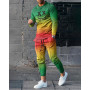 Men's Tracksuit Set Long Sleeve T-Shirt Jogging Streetwear Oversized Suit