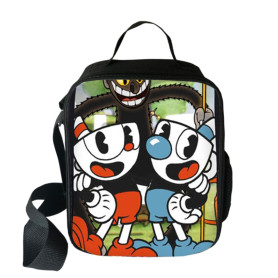 Hot Game Cuphead Mugman Cooler Lunch Bag Cartoon Girls Portable Thermal Food Picnic Bags for School Kids Boys Lunch Box Tote Hot Game Cuphead Mugman Cooler Lunch Bag Cartoon Girls Portable Thermal Food Picnic Bags for School Kids Boys Lunch Box Tote