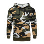 Camouflage Men's Hoodies and Sweatshirt Drawstring Clothing