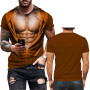 Men's 3D Print T-Shirt Short Sleeve