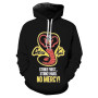 Cobra Kai 3D Printed Hoodie Men's Casual Sweatshirt Fleece Streetwear