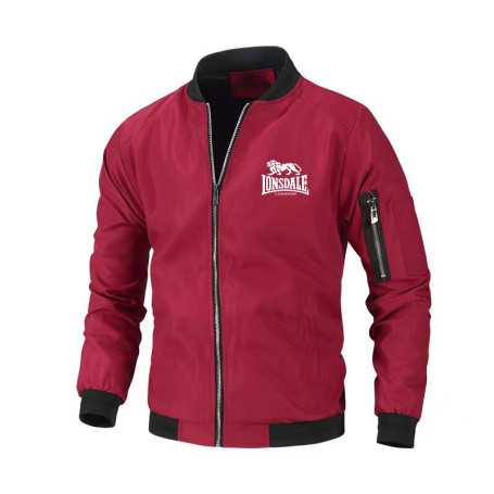 Lonsdale Men's Windbreaker Bomber Jacket Casual Streetwear