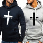 Men's Christianity Printed Casual Sport Hoodies S-4XL