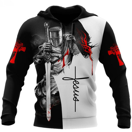 Jesus Christ 3D Printed Men's Hoodie Sweatshirt Fashion Oversized Clothes